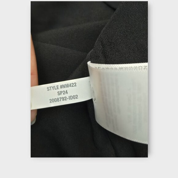 MADEWELL Katrina Crop Vest Top in Softdrape Black NWT - Picture 8 of 8